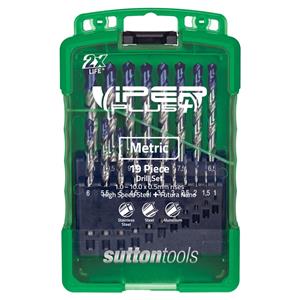 Sutton Tools 19 Piece Metric Viper Plus Drill Set