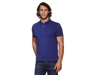 Tommy Hilfiger Men's Classic Fit Polo Tee / T-Shirt / Tshirt - Empire Blue