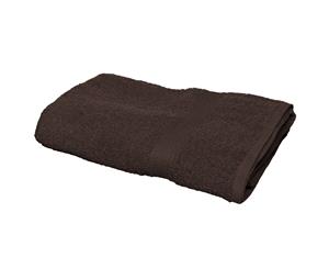 Towel City Luxury Range 550 Gsm - Bath Sheet (100 X 150Cm) (Chocolate) - RW1578