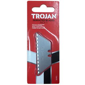 Trojan Serrated Knife Blade - 5 Pack