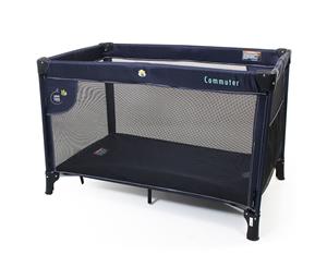 Vee Bee Commuter Cot Toddler/Baby Portable/Foldable Travel Bed/Crib w/ Bag Navy