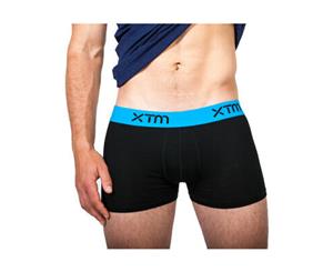 XTM Adult Male Underwear Bottoms Merino Mens Boxer - Black