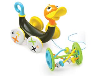 Yookidoo Pull Along Baby Acitivity Toy Whistling Duck
