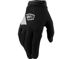 100% Ridecamp Womens Gloves Black 2019