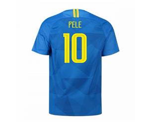 2018-2019 Brazil Away Nike Football Shirt (Pele 10)