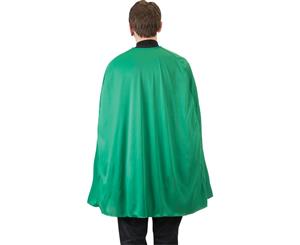 36 inch Green Superhero Costume Cape Adult's Prop Accessory