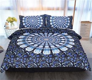 3D Blue Peacock 93 Bed Pillowcases Quilt