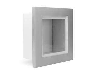 3D Box Frame | M&W Silver 8" x 8"