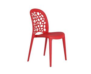 4 Pack Dining Chair in Red