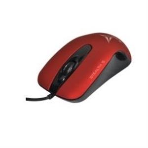 ALCATROZ Stealth 5 (Black Red) Silent USB Optical Mouse