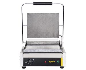 Apuro Bistro Large Contact Grill Smooth Plates Electric Cooking Equipment Sandwi