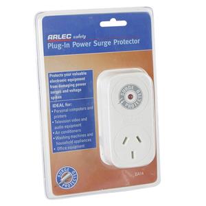 Arlec Plug-In Power Surge Protected Adapter