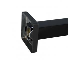 Blaze Square Black Wall Mounted Shower Arm 400mm