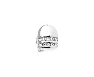 Bling 10x8mm Grill - One size fits all Tooth - silver - Silver
