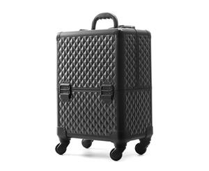 Bon Fille Extra Large Portable Cosmetics Trolley With Secured Locks And Wheels