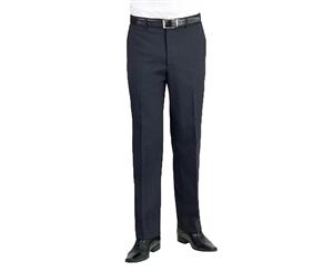 Brook Taverner Apollo Flat Front Formal Suit Trousers (Charcoal) - RW2620