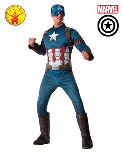 Captain America Deluxe Muscle Chest Adult Costume
