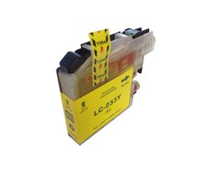 Compatible Brother LC-233 Yellow Inkjet Cartridge For Brother Printers PB-233Y