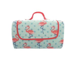 Country Club Family Size Picnic Blanket 150 x 200 Flamingo