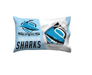Cronulla Sharks NRL Team Logo Pillow Case Single Pillowslip