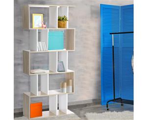 Display Shelf Cabinet Bookcase Stand Storage Bookshelf 5 Tier CD Shelves