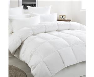 Dreamaker White Duck Down &Feather Quilt-5 King Single Bed