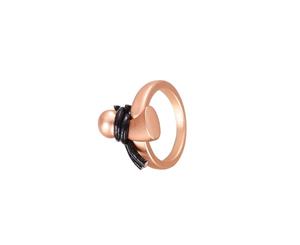 Fable Womens/Ladies Snowman Ring (Rose Gold) - JW838