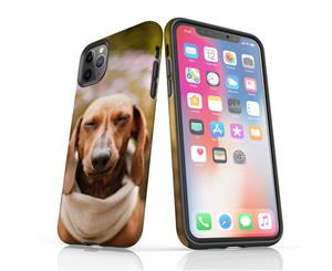 For iPhone 11 Pro Case Protective Back Cover Sneezing Dachshund