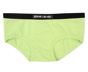 Frank and Beans Underwear Womens Boyleg S M L XL XXL - Green