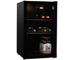 Heller HBC115B 115L Beverage Cooler Wine/Bar Fridge/Refrigerator Drink Black