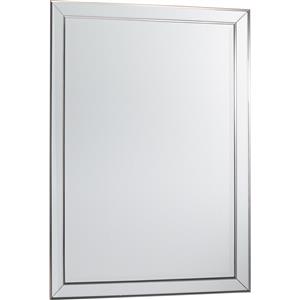 Hudson Living 600 x 40 x 900mm Silver Henshaw Kent Rectangle Mirror