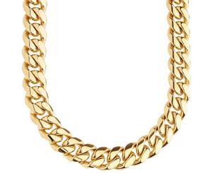 Iced Out Bling Stainless Steel Curb Chain - Miami Cuban 12mm