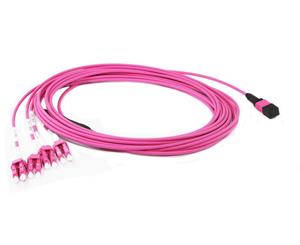 Konix 3M MPO to 4x OM4 LC Fibre Cable