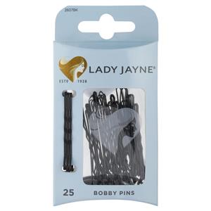 Lady Jayne Bobby Pins Black 4.5 Cm Pk25