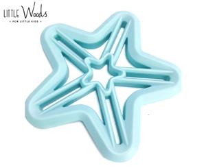 Little Woods Shooting Star Silicone Teether - Duck Egg Blue