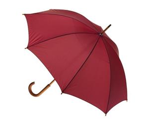Manual Wood Umbrella Burgundy