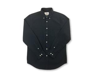 Men's Portuguese Flannel Atlantico Seersucker Cotton Shirt In Navy