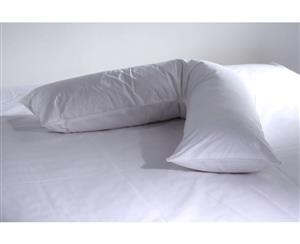 Microfiber Washable V Shape Boomerang Pillow