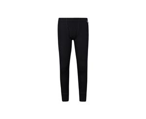 Mountain Warehouse Mens Pants Made with Fly Merino Wool - Lightweight - Black