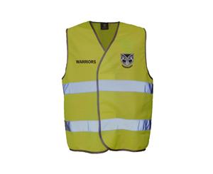 New Zealand Warriors NRL HI VIS Safety Work Vest Reflective Shirt YELLOW