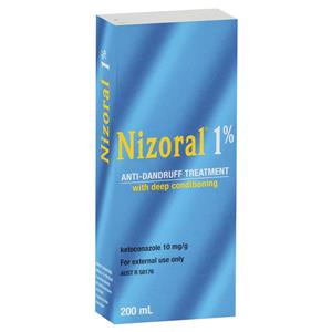 Nizoral Anti-Dandruff Shampoo 1% 200mL