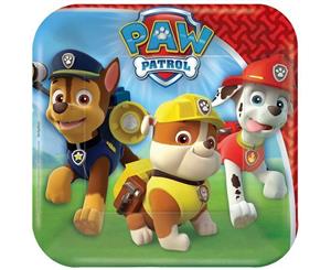 Paw Patrol Square Snack Plates Pack of 8