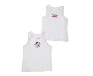 Postman Pat Childrens Boys Official Cotton Vests (Pack Of 2) (White) - KU199