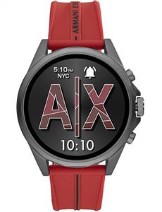 Red Silicone Display Smartwatch