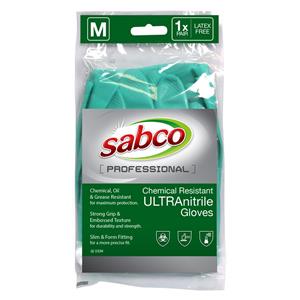 Sabco Medium Professional Ultra Nitrile Chemical Resistant Gloves - 1 Pair