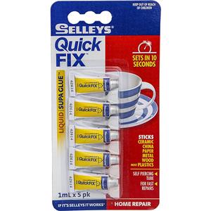Selleys Quick Fix Super Glue - 5 Pack