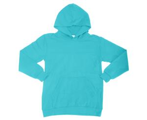 Sg Kids Unisex Plain Hooded Sweatshirt Top / Hoodie (Turquoise) - BC1074