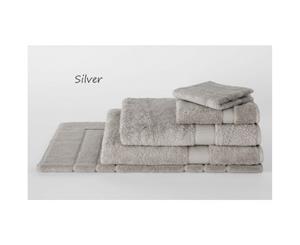 Sheridan Luxury Egyptian Cotton Bath Mat Silver