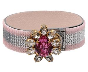 Shourouk Sequin Bracelet - Pink