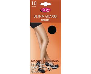 Silky Womens/Ladies Ultra Gloss Tights (1 Pair) (Black) - LW294